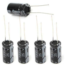 将图片加载到图库查看器，400pcs 1000uF 25V Radial Electrolytic Capacitor 10 x 17mm 105?C
