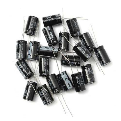 400pcs 1000uF 25V Radial Electrolytic Capacitor 10 x 17mm 105?C
