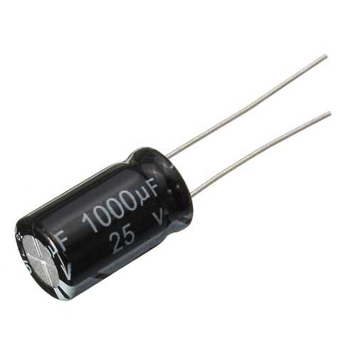 400pcs 1000uF 25V Radial Electrolytic Capacitor 10 x 17mm 105?C