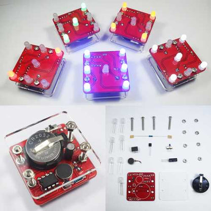 Geekcreit? DIY Shaking LED Dice Kit With Small Vibration Motor