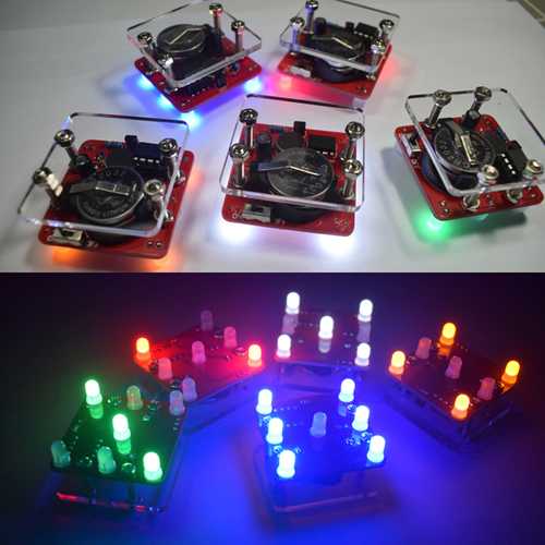 Geekcreit? DIY Shaking LED Dice Kit With Small Vibration Motor