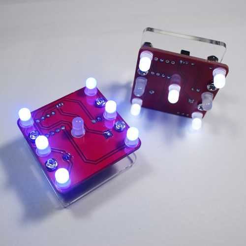 Geekcreit? DIY Shaking LED Dice Kit With Small Vibration Motor