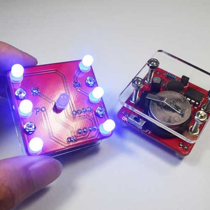 Geekcreit? DIY Shaking LED Dice Kit With Small Vibration Motor
