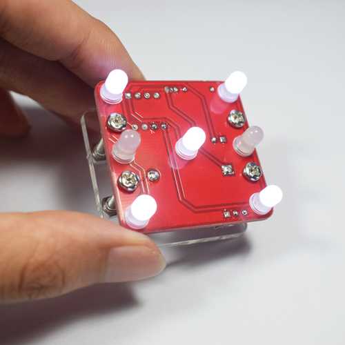 Geekcreit? DIY Shaking LED Dice Kit With Small Vibration Motor