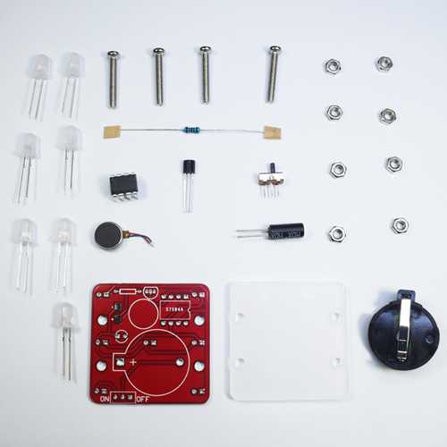 Geekcreit? DIY Shaking LED Dice Kit With Small Vibration Motor