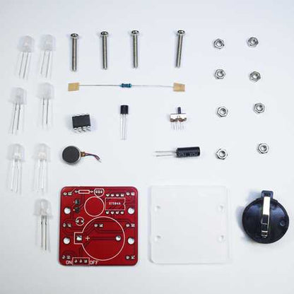 Geekcreit? DIY Shaking LED Dice Kit With Small Vibration Motor