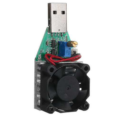 RIDEN? USB Adjustable Constant Current Intelligent Electronic Load Discharger Discharge Resistance With Fan