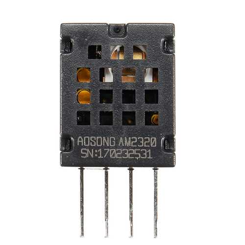 AM2320 DC 3.1-5.5V Digital Temperature And Humidity Sensor Single Bus / I2C Signal Output