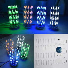 Charger l&#39;image dans la galerie, Geekcreit? DIY Mini Star Flashing LED Cylinder Kit With 23 Flashing Mode
