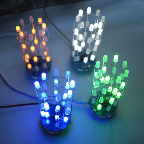 Geekcreit? DIY Mini Star Flashing LED Cylinder Kit With 23 Flashing Mode