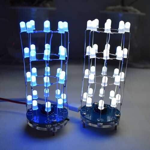 Geekcreit? DIY Mini Star Flashing LED Cylinder Kit With 23 Flashing Mode