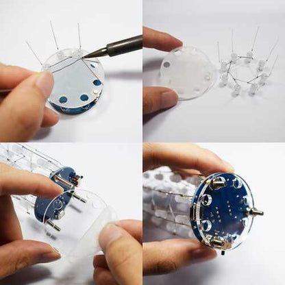 Geekcreit? DIY Mini Star Flashing LED Cylinder Kit With 23 Flashing Mode