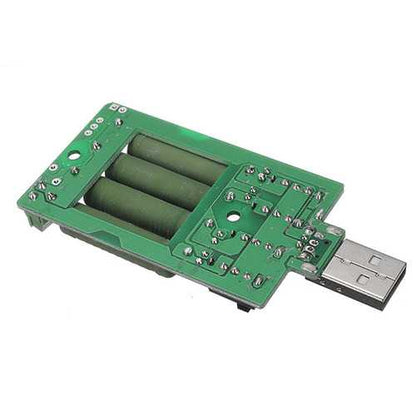 JUWEI 10W 4 Switch USB Aging Discharge Loader 15 Kinds Current Test Load Power Resistor Support QC2.0 Compatible QC3.0 Test For Power Bank Cellphone Charger USB Power