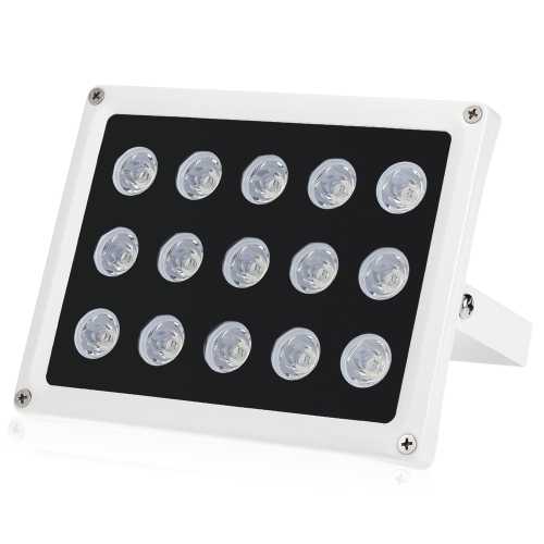 Infrared Illuminator 15 Array IR LEDS Night Vision Wide Angle Outdoor Waterproof for CCTV Security C