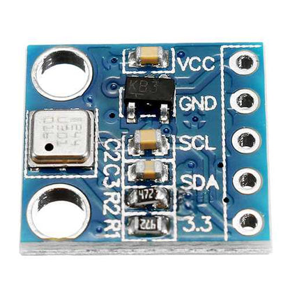 5pcs GY-68 300-1100hPa BMP180 BOSCH Temperature Module Atmospheric Pressure Sensor Instead Of BMP085 High Precision Low Energy Consumption Temperature Output 8-Pin LCC I2C Interface Lead Free