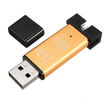 3pcs 3.3/5V XTW ST-LINK V2 STM8/STM32 Simulator Programmer Downloader Debugger With 20cm Dupont Wire