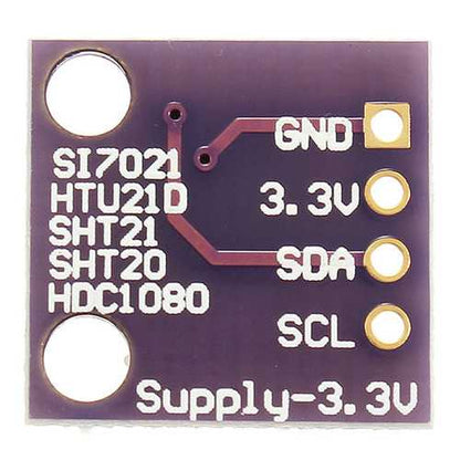 GY-213V-SI7021 Si7021 3.3V High Precision Humidity Sensor with I2C Interface Geekcreit for Arduino - products that work with official Arduino boards