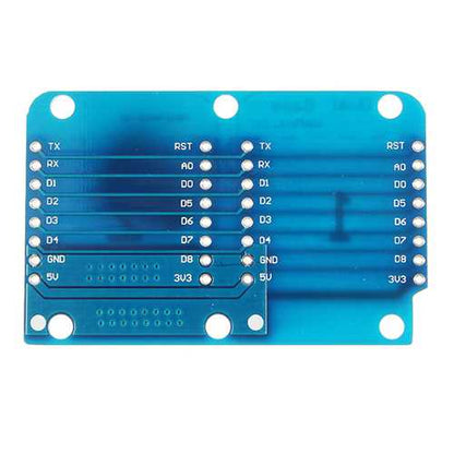 5Pcs Double Socket Dual Base Shield For D1 Mini NodeMCU ESP8266 DIY PCB D1 Expansion Board