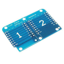 将图片加载到图库查看器，5Pcs Double Socket Dual Base Shield For D1 Mini NodeMCU ESP8266 DIY PCB D1 Expansion Board
