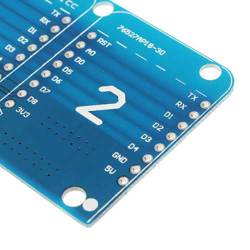 5Pcs Double Socket Dual Base Shield For D1 Mini NodeMCU ESP8266 DIY PCB D1 Expansion Board
