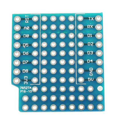 20Pcs ProtoBoard Shield Expansion Board For D1 Mini Double Sided Perf Board Compatible