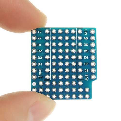20Pcs ProtoBoard Shield Expansion Board For D1 Mini Double Sided Perf Board Compatible