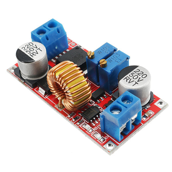 5pcs Output 1.25-36V 5A Constant Current Constant Voltage Lithium Battery Charger Step Down Power Supply Module LED Driver High Power Low Ripple High Efficiency Short Circuit Protection Function
