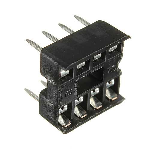 250pcs 2.54mm 8 Pin IC DIP Integrated Circuit Sockets Adaptor