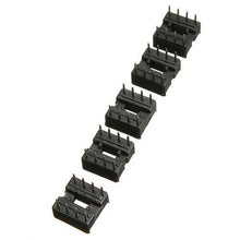 Cargar imagen en el visor de la galería, 250pcs 2.54mm 8 Pin IC DIP Integrated Circuit Sockets Adaptor

