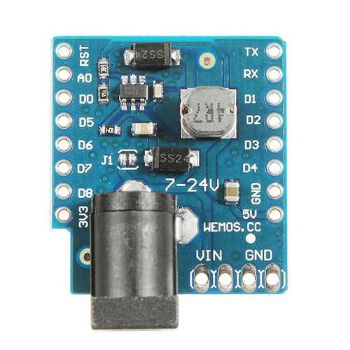 5Pcs WeMos? DC Power Shield V1.0.0 For WeMos D1 Mini