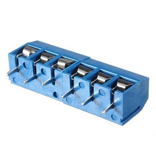 50pcs 5mm KF-301 3 Pin PCB Mount Block Screw Terminal NF Connector