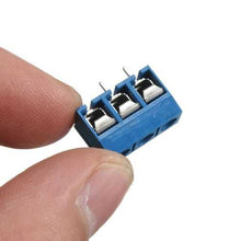 将图片加载到图库查看器，50pcs 5mm KF-301 3 Pin PCB Mount Block Screw Terminal NF Connector
