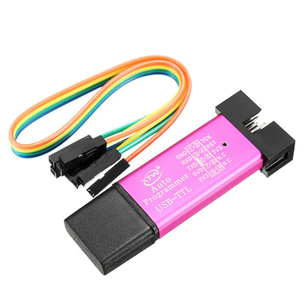 3pcs 5V 3.3V  Burning Programmer Automatic STC Download Cable USB To TTL USB To Serial Port Baud Rate 115200 500MA Self-Recovery Fuse CH340 +  Control Core STCISP Fully Isolated