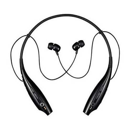 Bluetooth Magnetic headphones with phone answer function - Color: Black