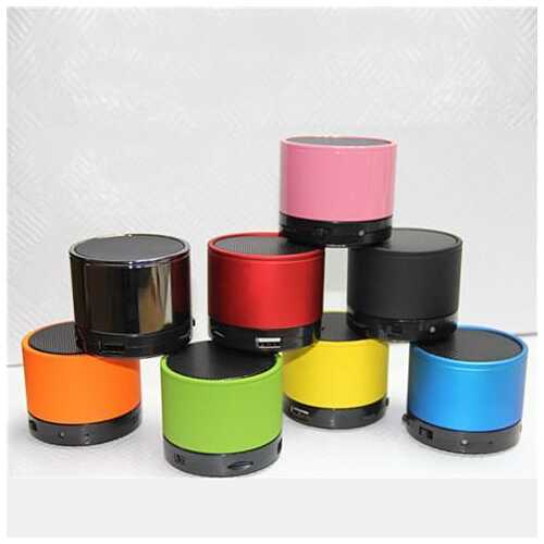 SOLO Bluetooth Speaker with FM Radio & MP3 Player - Color: Pink