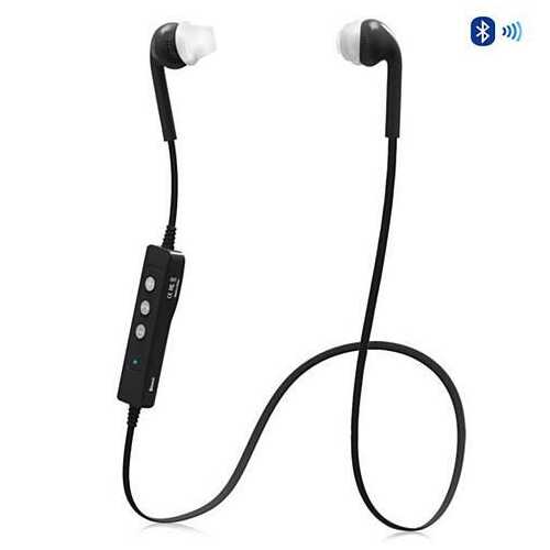 Genius! The FLEX NECK Bluetooth Headphones with Mic and Controls - Color: Black