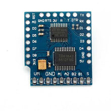 將圖片載入圖庫檢視器 3Pcs Wemos? Motor Shield For WeMos D1 Mini I2C Dual Motor Driver TB6612FNGV1.0.0
