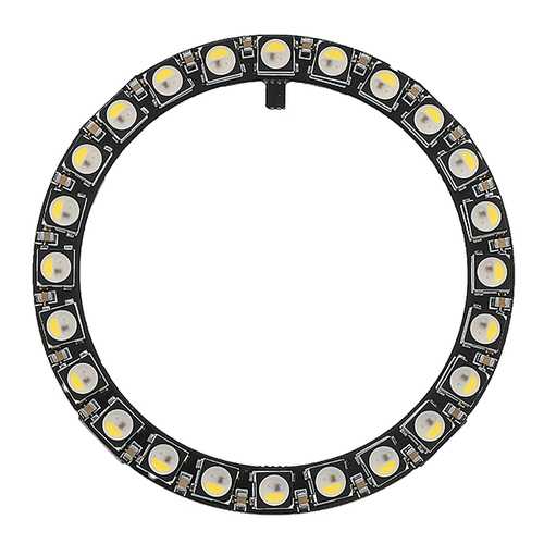 Ring 24x 5050 RGBW LED 4500K With Integrated Driver Natural White Module Board Geekcreit for Arduino - products that work with official Arduino boards