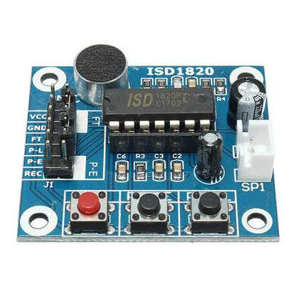 3pcs ISD1820 3-5V Voice Module Recording And Playback Module  Control Loop / Jog / Single Play Geekcreit for Arduino - products that work with official Arduino boards