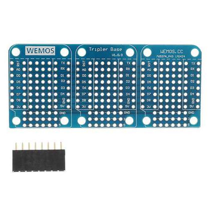 3Pcs Wemos? Tripler Base Socket V1.0.0 For WEMOS D1 Mini
