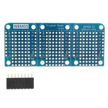 將圖片載入圖庫檢視器 3Pcs Wemos? Tripler Base Socket V1.0.0 For WEMOS D1 Mini
