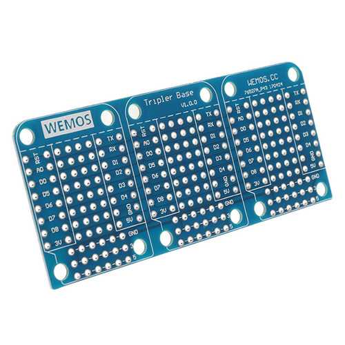 3Pcs Wemos? Tripler Base Socket V1.0.0 For WEMOS D1 Mini