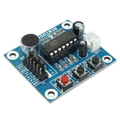 5pcs ISD1820 3-5V Recording Voice Module Recording And Playback Module  Control Loop Play / Jog Play / Single Play Function With Microphone And 0.5W 8R Speaker Geekcreit for Arduino - products that wo