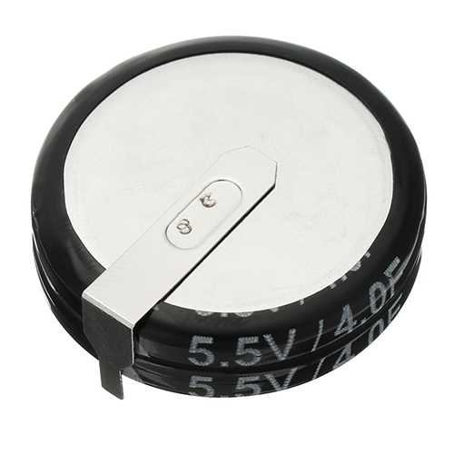 5.5V 4F H Style Horizontal Super Capacitor Farah Capacitor Double Layer Capacitor Low ESR