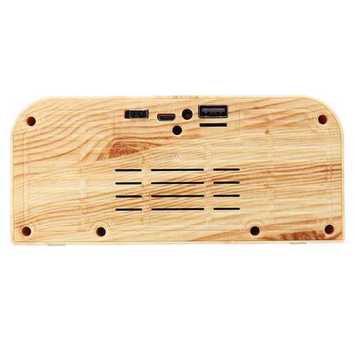 KOGI bluetooth 4.1 Wood Grain Speaker Support TF AUX Phone Call