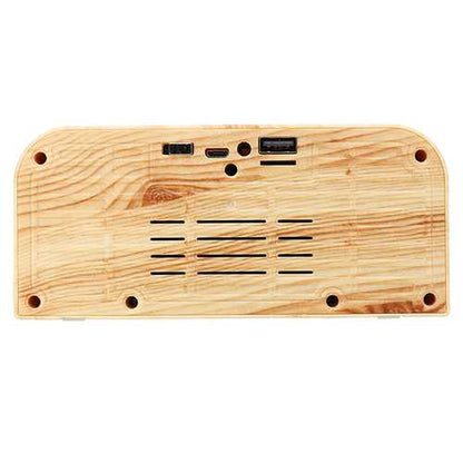 KOGI bluetooth 4.1 Wood Grain Speaker Support TF AUX Phone Call