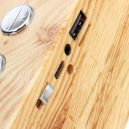 KOGI bluetooth 4.1 Wood Grain Speaker Support TF AUX Phone Call