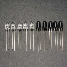 将图片加载到图库查看器，50pcs 5mm 940nm IR Infrared Diode Launch Emitter Receive Receiver LED
