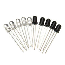 将图片加载到图库查看器，50pcs 5mm 940nm IR Infrared Diode Launch Emitter Receive Receiver LED
