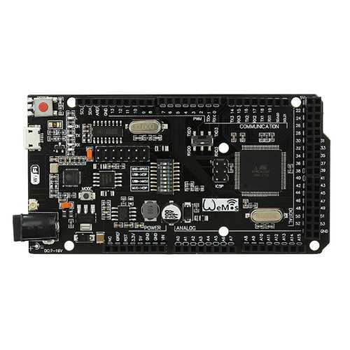 Geekcreit Mega +WiFi R3 Module ATmega2560+ESP8266 32Mb Memory USB-TTL CH340G